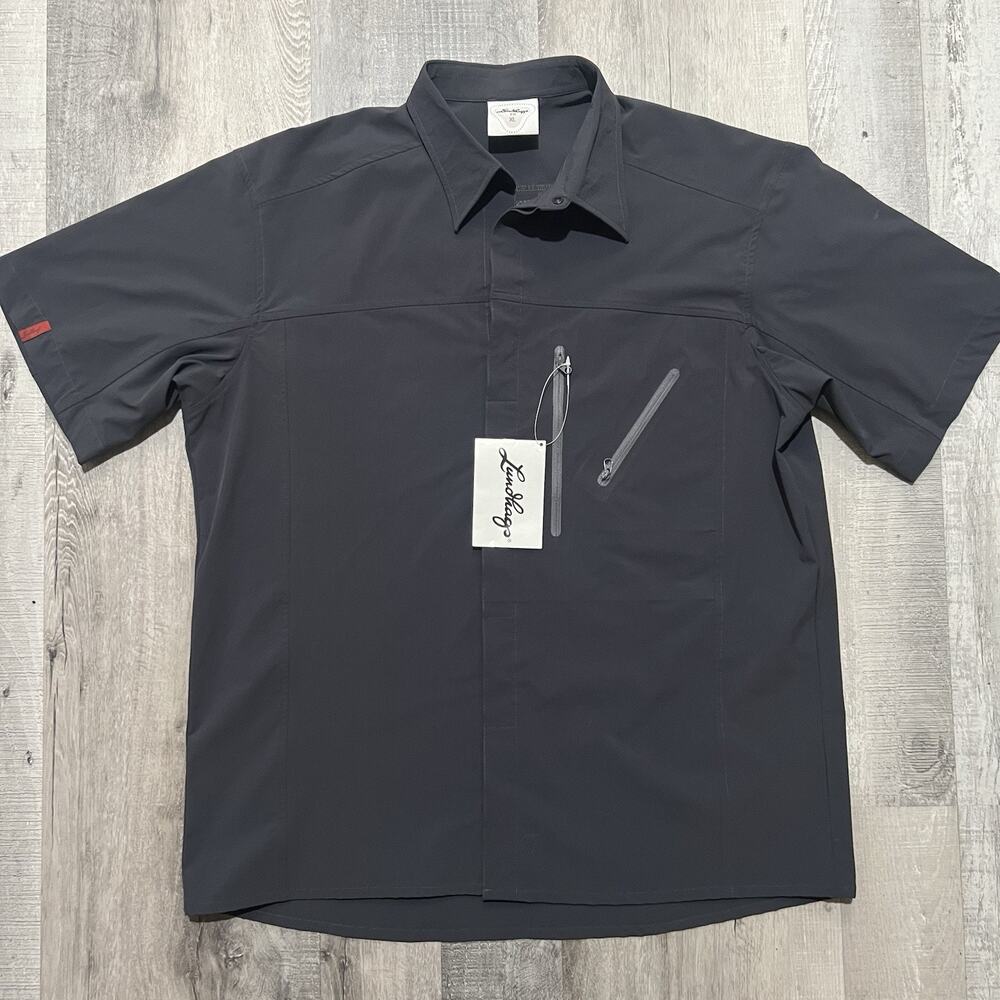 VTG Lundhags Trotter SS Shirt NWT Grey Sweden Fly Fishing Championship Shirt XL